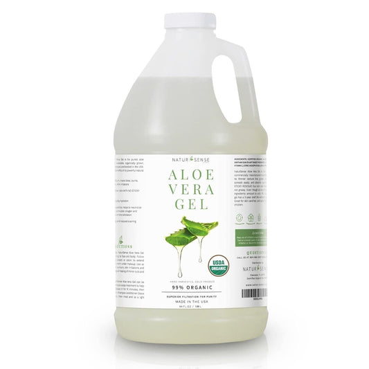 100% Pure Aloe Vera Gel - Unscented 64 oz for Acne, Dry Skin & Hair Nourishment