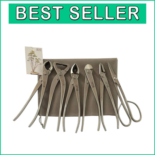 Durable Bonsai Tool Set: Knob Cutter, Trunk Splitter, & More in Stainless Steel