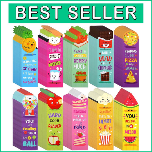 Engaging 400-Piece Scented Bookmarks: Perfect Gifts for Students and Book Lovers