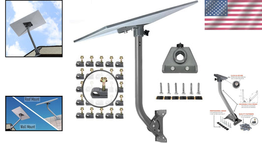 Elevated Gen3/V3 Starlink Mount Kit for Optimal Signal Reception - 22" Height