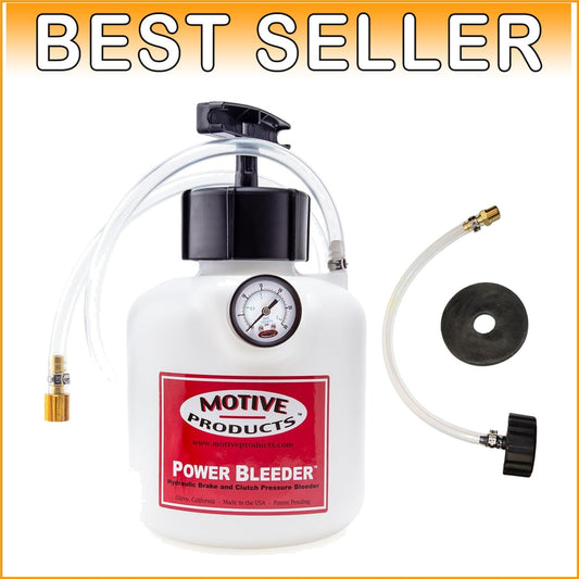 Durable 0 European Power Brake Bleeder Kit - Easy One-Person Operation