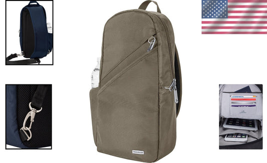 Lightweight & Versatile Anti-Theft Sling Bag with Organizational Compartments