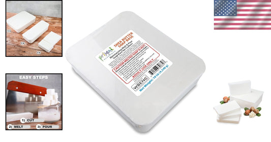 Moisturizing Glycerin Soap Base – 10 lbs of Vegan Shea for Custom Soap Projects