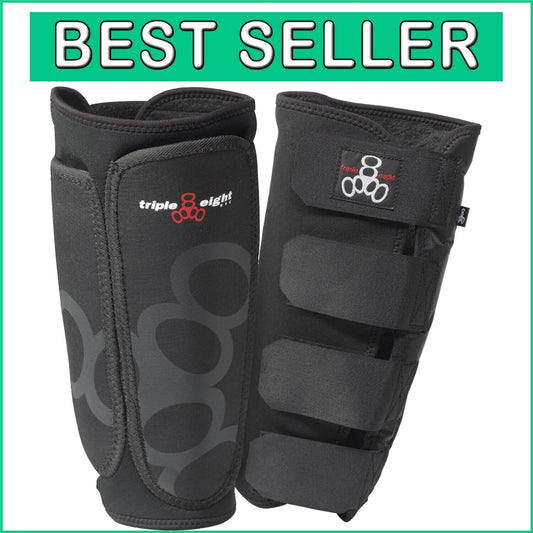 Small Black ExoSkin Shin & Whip Guard - Ultimate Protection for BMX Riders