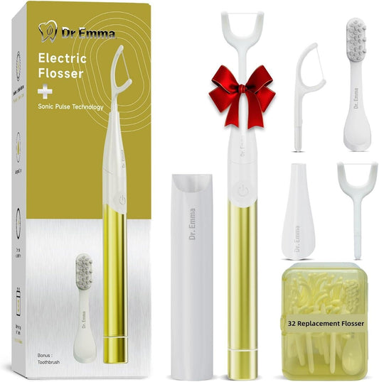 Electric Vibration Flosser Starter Kit: Advanced Gum Stimulation for Adults