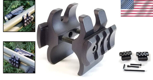 Low Profile Aluminum Light Mount for Firearms - Quick and Easy Installation