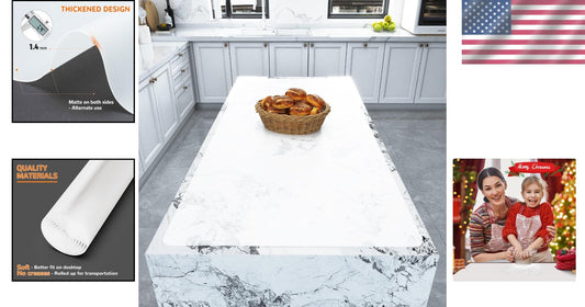 Extra Large 47" x 23" Waterproof Silicone Mat - Kitchen Countertop Protector