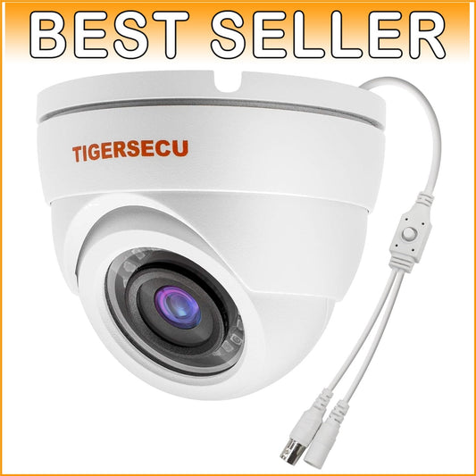 1080P Metal Dome Security Camera for DVR with 96° Wide Angle & Waterproof Design