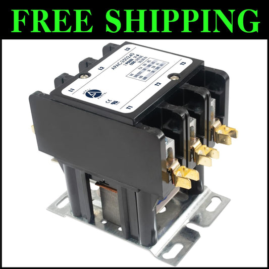 Durable Heavy Duty 3 Pole Contactor 240V 50 Amp for Reliable Electrical Use