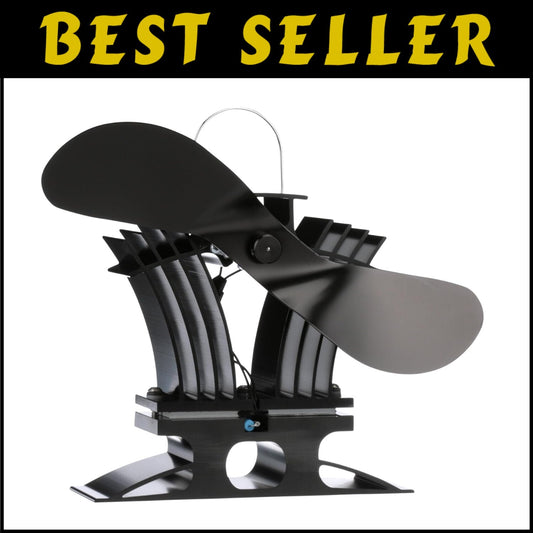 Efficient 140 CFM BelAir Heat Fan - Ideal for All Stove Types, Quiet & Powerful