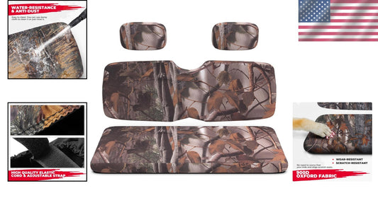 Long-Lasting Camo Seat Covers for Polaris Ranger 500 700 800 - Waterproof Design