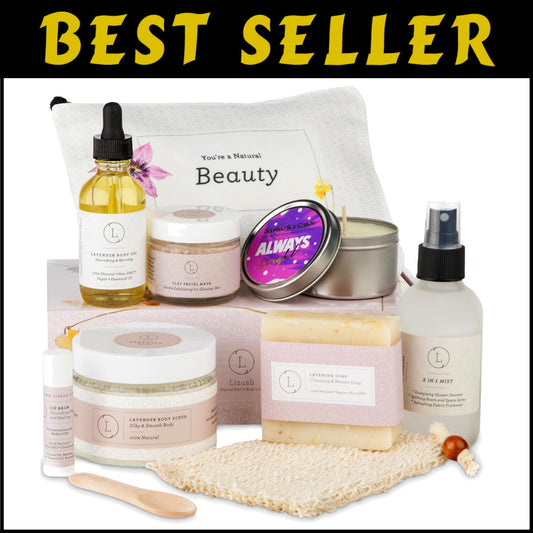 Luxury 9-Piece Lavender Spa Gift Set - Ideal Pampering Kit for Women