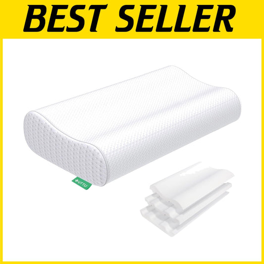 Dynamic Foam Cervical Pillow - Neck Strain Relief with Adjustable Loft Features