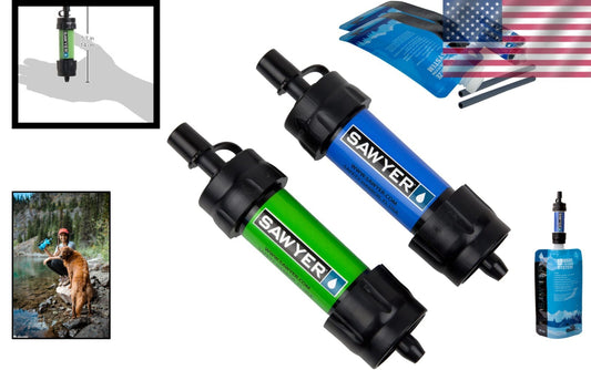 Compact Sawyer Mini Water Filter System - Ultra-Filtration for Travel & Camping