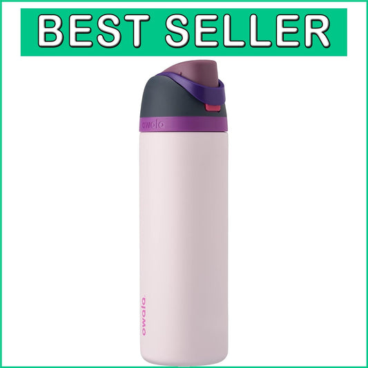 Easily Carry Hydration: 40 oz FreeSip Insulated Water Bottle for Travel & Sports