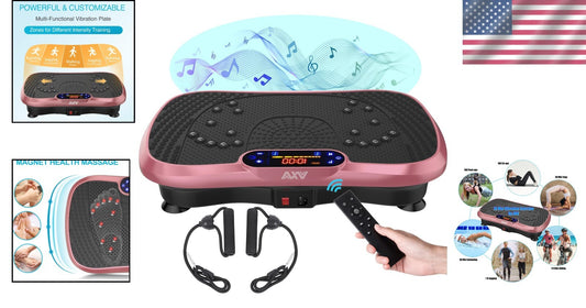 Bluetooth-Enabled Full Body Vibration Plate - Achieve Effective Workouts at Home