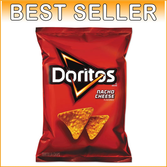 1.75 oz Nacho Cheese Tortilla Chips - Whole Corn, 64 Servings for Sharing