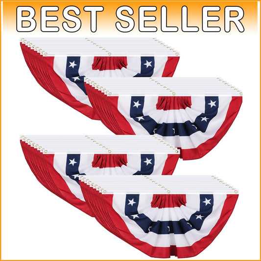 Durable & Fade Resistant American Bunting Flag - Perfect for Independence Day