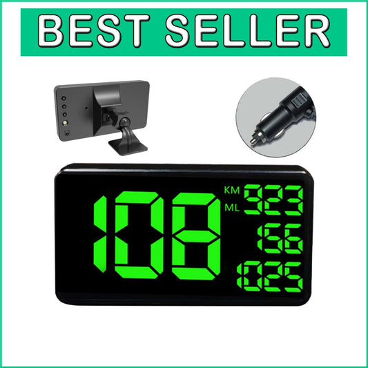 Digital Vehicle Odometer with 6.2 Inch Display and Overspeed Alarm for All Cars