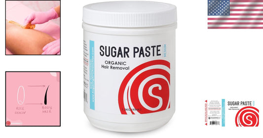 1.3kg Organic Sugaring Paste for Bikini, Underarms & Upper Lip Hair Removal