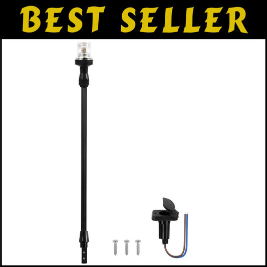 IP67 Waterproof 3NM LED Boat Navigation Light - Fits Pontoon, Yacht, Bass Boats