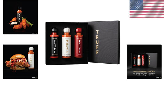Exquisite 3-Bottle Gourmet Hot Sauce Set - Unique Flavors and Elegant Design
