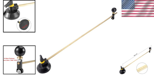 Professional Glass Circular Cutter: Adjustable 120cm Diameter with Suction Cup