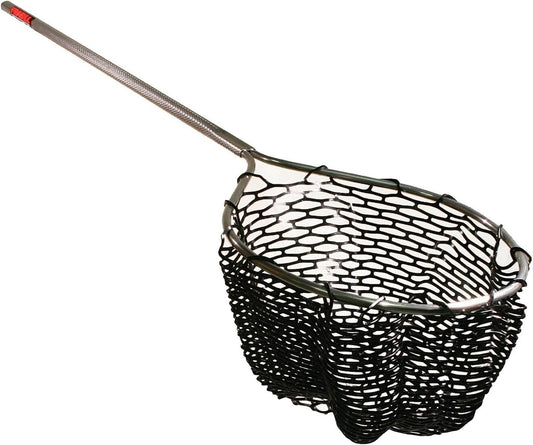 Durable Rubber Fishing Net with Telescopic Handle - Perfect for Anglers