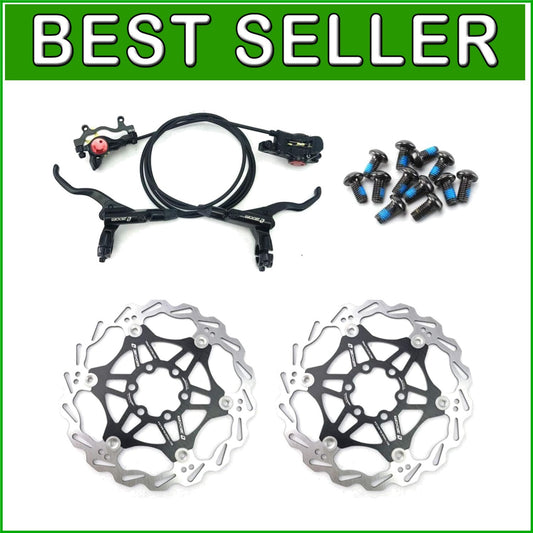 Durable 3D Forged MTB Brake Set - Zoom Hydraulic Front & Rear with 160mm Rotor