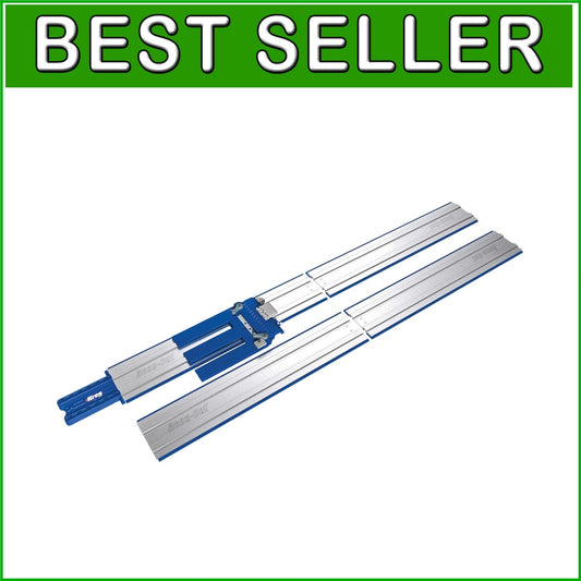 Versatile Track Saw Guide with 26.5" Aluminum Tracks - Ideal for Woodworking