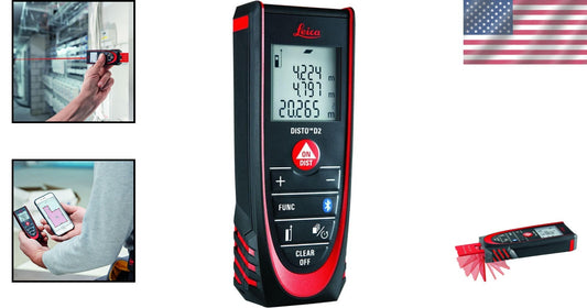 New 100m Laser Distance Measure with Bluetooth - Lightweight & Versatile Design