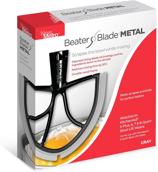 Professional Beater Paddle Replacement for KitchenAid 5-Plus, 6, 7 & 8 Qt Mixers