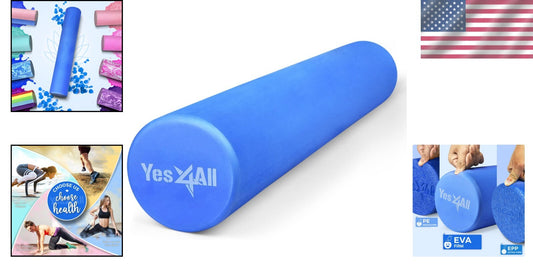 Versatile 36-Inch Foam Roller for Fitness & Recovery - Ideal for Yoga & Pilates