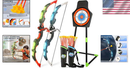 Durable Portable Bow and Arrow Set for Kids – Ideal for Indoor & Outdoor Play