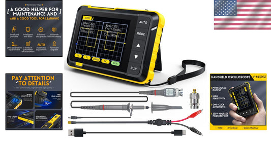 Lightweight 2.5 MS/s Oscilloscope - Ideal for Automotive Maintenance & R&D Use