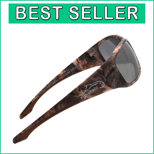 Durable Polarized Bi-Focal Sunglasses with Reader Magnification - X-Large Size