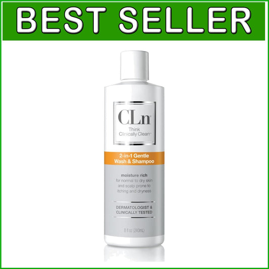 Dual Function Hypoallergenic Wash & Shampoo - Ideal for All Ages and Skin Types