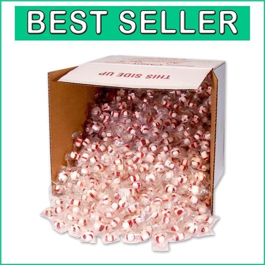 Corn Syrup Free Soft Peppermint Mints - Individually Wrapped for Freshness