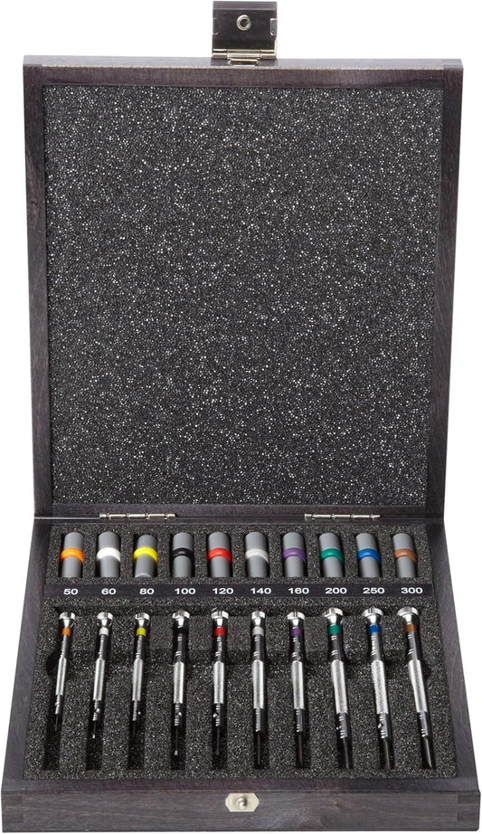 10 Chrome Plated Brass Screwdrivers with Spare Blades - Perfect Watch Repair Kit