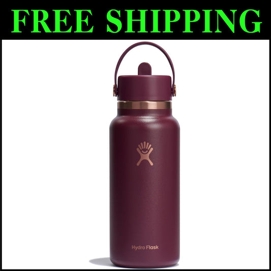 Black Cherry Rose Gold Insulated Water Bottle - 24 Hours of Cold Refreshment
