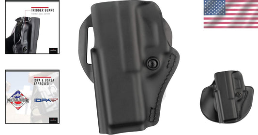 Compact Left-Handed Holster for Glock & S&W M&P - Secure Daily Carry