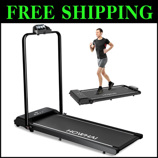 Compact 2.5HP Treadmill with Manual Incline, LED Display & Data Memory Function
