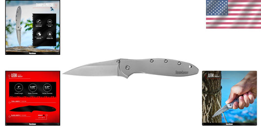 Kershaw 3-Inch Folding Knife - SpeedSafe Assisted Opening & Locking Mechanism