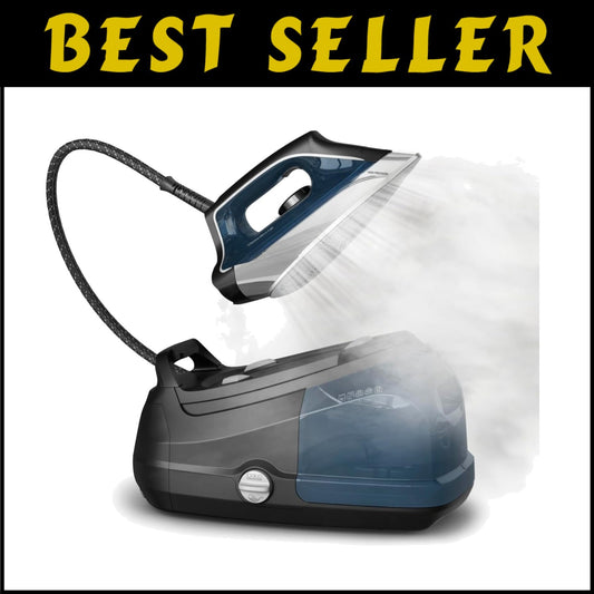 Ultimate Steam Station for Clothes - 1800W Power, 430g Steam Boost for Creases
