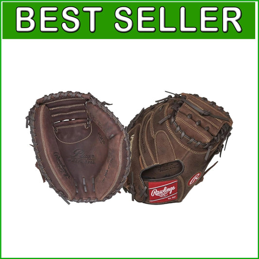 33-Inch Adult Catcher's Mitt - Durable Faux Leather for Baseball & Softball