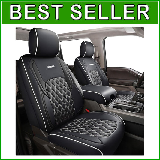 Custom Fit F150 Leather Seat Covers for 2015-2024 Ford SuperCrew XL to Platinum