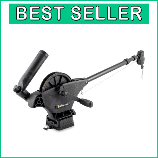 Durable Manual Downriggers with Ergonomic Handle | Perfect for Fishing Ventures