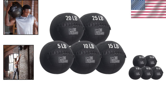 Triple Stitched 22-Inch Soft Wall Ball - Core Stability & Strength Training