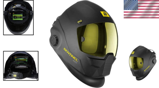 A50 Auto-Darkening Welding Helmet with Color Touch Screen - 3.93 x 2.36 in. Lens