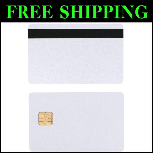 10 Pack Pearl HiCo Magnetic Stripe ID Cards - Durable & Secure for Custom Use